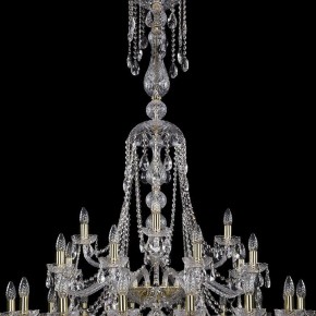 Подвесная люстра Bohemia Ivele Crystal 1415 1415/16+8+4/400/XL-185/2d/G в Покачах - pokachi.mebel24.online | фото 4