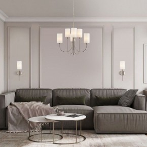 Подвесная люстра Eurosvet Abbey 60164/6 никель в Покачах - pokachi.mebel24.online | фото 3