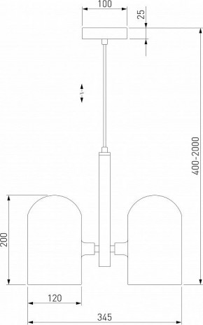 Подвесная люстра Eurosvet Bambola 50357/3 латунь в Покачах - pokachi.mebel24.online | фото 4