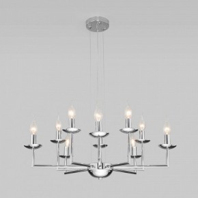 Подвесная люстра Eurosvet Cariso 60150/10 хром в Покачах - pokachi.mebel24.online | фото 4