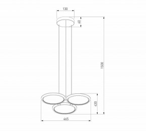 Подвесная люстра Eurosvet Crespella 90034/3 золото в Покачах - pokachi.mebel24.online | фото 5