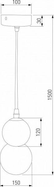 Подвесная люстра Eurosvet Polar 50251/1 LED белый в Покачах - pokachi.mebel24.online | фото 3