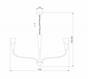 Подвесная люстра Eurosvet Rhyton 60167/8 никель в Покачах - pokachi.mebel24.online | фото 6
