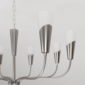 Подвесная люстра Eurosvet Rhyton 60167/8 никель в Покачах - pokachi.mebel24.online | фото 8