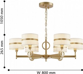 Подвесная люстра Favourite Mateo 2634-6P в Покачах - pokachi.mebel24.online | фото 8