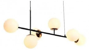 Подвесная люстра iLamp Golden 9136P/6 BK-WH в Покачах - pokachi.mebel24.online | фото