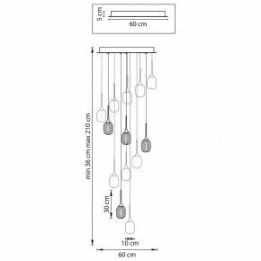 Подвесная люстра Lightstar Acrile 738131 в Покачах - pokachi.mebel24.online | фото 7