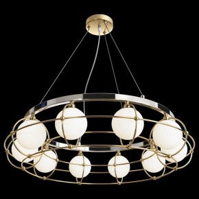 Подвесная люстра Maytoni Carcass MOD312PL-10GCH в Покачах - pokachi.mebel24.online | фото 3