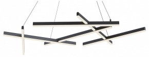 Подвесная люстра Maytoni Line MOD016PL-L80BK в Покачах - pokachi.mebel24.online | фото