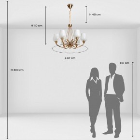 Подвесная люстра MW-Light Палермо 27 386017706 в Покачах - pokachi.mebel24.online | фото 8