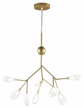Подвесная люстра Natali Kovaltseva GRACE ll GRACE 75554/9С GOLD SATIN в Покачах - pokachi.mebel24.online | фото 2