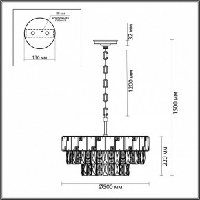 Подвесная люстра Odeon Light Chessi 5076/11 в Покачах - pokachi.mebel24.online | фото 5
