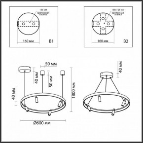 Подвесная люстра Odeon Light Fonda 4317/58L в Покачах - pokachi.mebel24.online | фото 6