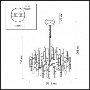 Подвесная люстра Odeon Light Stika 4988/10 в Покачах - pokachi.mebel24.online | фото 7