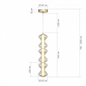 Подвесная люстра ST-Luce SPINE SL6136.213.01 в Покачах - pokachi.mebel24.online | фото 4