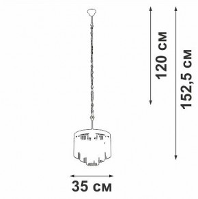 Подвесная люстра Vitaluce V53570 V53570-8/7 в Покачах - pokachi.mebel24.online | фото 4