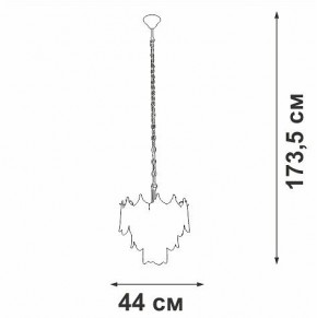 Подвесная люстра Vitaluce V5813 V5813-8/5 в Покачах - pokachi.mebel24.online | фото 3