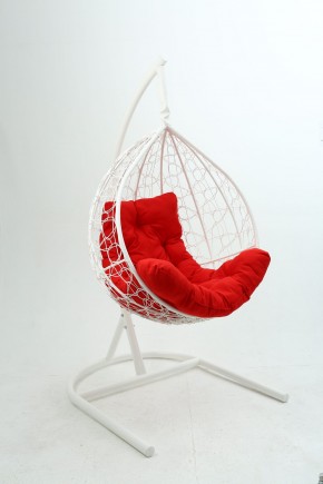 Подвесное кресло Бароло (белый/красный) в Покачах - pokachi.mebel24.online | фото