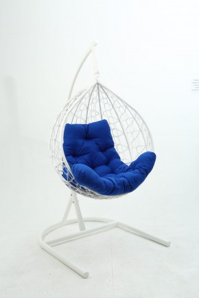 Подвесное кресло Бароло (белый/синий) в Покачах - pokachi.mebel24.online | фото