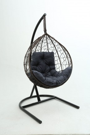 Подвесное кресло Бароло (коричневый/графит) в Покачах - pokachi.mebel24.online | фото