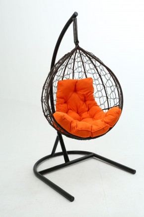 Подвесное кресло Бароло (коричневый/оранжевый) в Покачах - pokachi.mebel24.online | фото