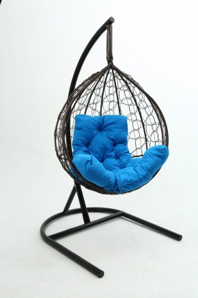 Подвесное кресло Бароло (коричневый/синий) в Покачах - pokachi.mebel24.online | фото