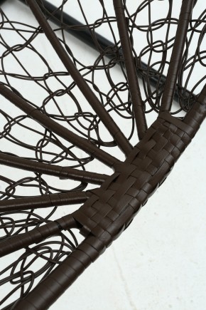 Подвесное кресло-кокон Бароло (коричневый/черный) в Покачах - pokachi.mebel24.online | фото 11