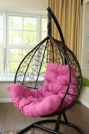 Подвесное кресло-кокон Бароло (коричневый/черный) в Покачах - pokachi.mebel24.online | фото 2