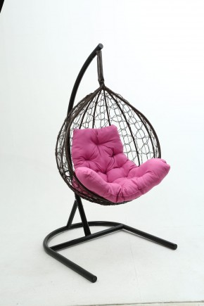 Подвесное кресло-кокон Бароло (коричневый/черный) в Покачах - pokachi.mebel24.online | фото 6