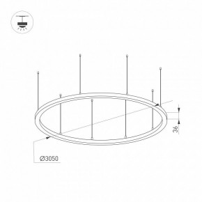 Подвесной светильник Arlight ARC 034078(1) в Покачах - pokachi.mebel24.online | фото 2