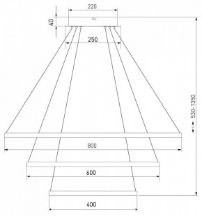 Подвесной светильник Eurosvet Collars 90264/3 белый в Покачах - pokachi.mebel24.online | фото 8