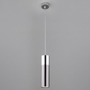 Подвесной светильник Eurosvet Double Topper 50135/1 LED хром/черный жемчуг в Покачах - pokachi.mebel24.online | фото 3