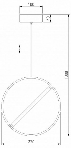 Подвесной светильник Eurosvet Element 90281/1 хром в Покачах - pokachi.mebel24.online | фото 3