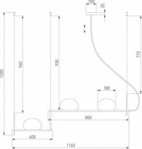 Подвесной светильник Eurosvet Stair 70145/3 белый в Покачах - pokachi.mebel24.online | фото 3