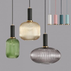 Подвесной светильник Imperiumloft Ferm Living Chinese Lantern A Brass / Green IRIS01 в Покачах - pokachi.mebel24.online | фото 2