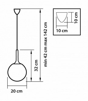 Подвесной светильник Lightstar Globo 813021 в Покачах - pokachi.mebel24.online | фото 3