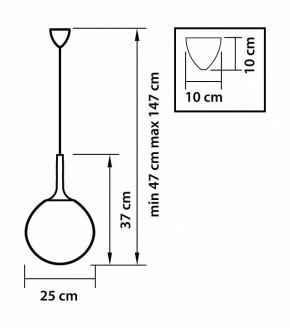 Подвесной светильник Lightstar Globo 813032 в Покачах - pokachi.mebel24.online | фото 3