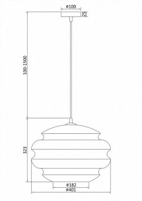 Подвесной светильник Maytoni Ruche P078PL-01BL в Покачах - pokachi.mebel24.online | фото 5