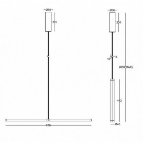 Подвесной светильник Maytoni Supersymmetry P096PL-L11WK в Покачах - pokachi.mebel24.online | фото 8