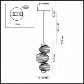 Подвесной светильник Odeon Light Bruco 5095/12L в Покачах - pokachi.mebel24.online | фото 5