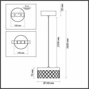 Подвесной светильник Odeon Light Fivre 5032/6L в Покачах - pokachi.mebel24.online | фото 8