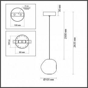 Подвесной светильник Odeon Light Jemstone 5084/5L в Покачах - pokachi.mebel24.online | фото 6