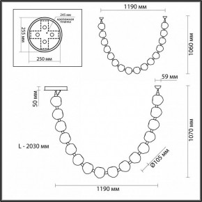 Подвесной светильник Odeon Light Jemstone 5085/64L в Покачах - pokachi.mebel24.online | фото 7