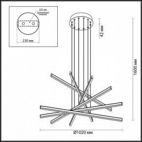 Подвесной светильник Odeon Light Rudy 3890/96L в Покачах - pokachi.mebel24.online | фото 6