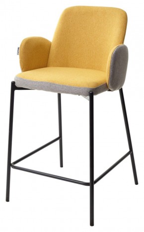 Полубарный стул NYX (H=65cm) VF106 желтый / VF120 серый М-City в Покачах - pokachi.mebel24.online | фото 1