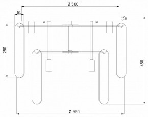 Потолочная люстра Eurosvet Claire 60170 золото в Покачах - pokachi.mebel24.online | фото 5