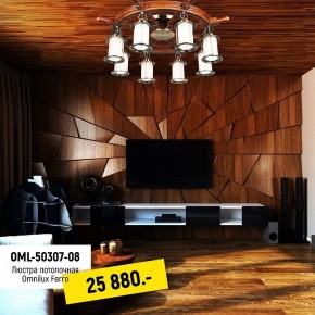 Потолочная люстра Omnilux Ferro OML-50307-08 в Покачах - pokachi.mebel24.online | фото 2