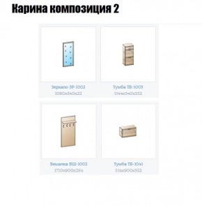 Прихожая Карина (модульная) в Покачах - pokachi.mebel24.online | фото 6