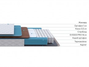 PROxSON Матрас FIRST Cocos Flat M (Ткань Синтетический жаккард) 120x190 в Покачах - pokachi.mebel24.online | фото 2