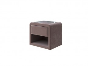 PROxSON Тумба Cube (Ткань: Велюр Shaggy Chocolate) 52x41 в Покачах - pokachi.mebel24.online | фото